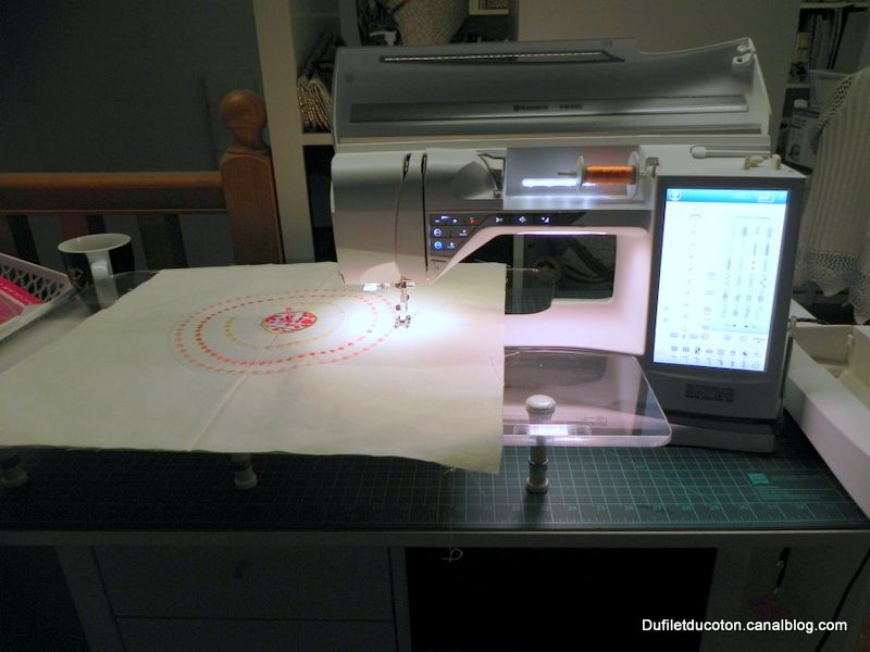  guide d'attachement circulaire,  Husqvarna, broderie, brodeuse