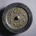 TLV Mirror with Gilt Surface, 2nd century BC, China, Western Han dynasty (202 BC-AD 9)