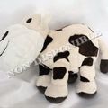 Doudou Peluche Vache Ecru Tâches Marron H&M