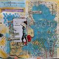 art journal en vacances, semaines 7 et 8