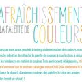 Rafraîchissement des couleurs ...