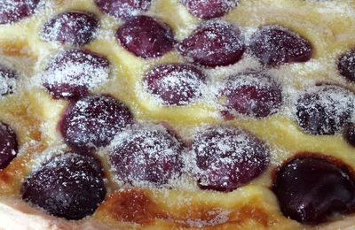 Tarte clafoutis aux cerises