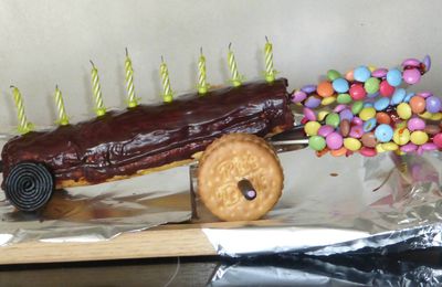 Anniversaire "chevaliers" pour fêter 8 belles années : gâteau et jeux 