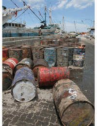 Jakarta, au port 