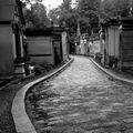 Balade au Père Lachaise en noir & blanc