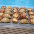 Croissants et mini-quiches pour l'apéritif