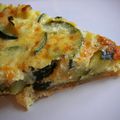 Tarte aux courgettes et au comté