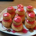 Religieuses à la framboise