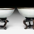 A pair of Qingbai bowls incised with flowers, China, Southern Song dynasty (1127-1279)