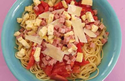 Salade de spaghettis Maison