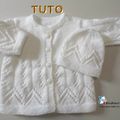 tuto tricot bebe, tricot bb, tutoriel, patron, explications, modèle layette bb a tricoter pdf