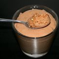 Mousse chocolat au lait et praliné aux noix