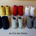 Petits chaussons pour bébé