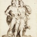 Attribué à Jan Muller (1571 - 1628), Bacchus et Ariane, d'après Goltzius