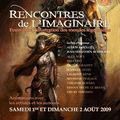 Affiche et programme des Rencontres de l'Imaginaire 2009