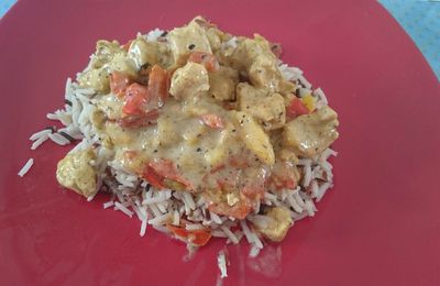 CURRY DE POULET A LA MANGUE