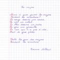 poème de rentrée de Corinne Albaut : Les crayons