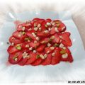 CARPACCIO DE FRAISES