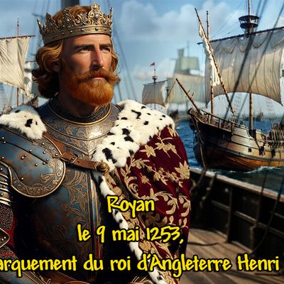 Royan le 9 mai 1253, débarquement du roi d’Angleterre Henri III