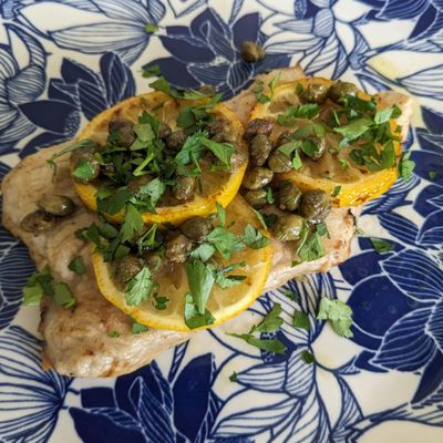 Escalope de veau piccata