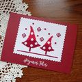 Carte de noël en 2 versions