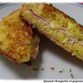 CROQUE MONSIEUR CROUSTILLANT A LA POÊLE