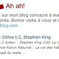 Bloganniveraire : 1 an du blog!