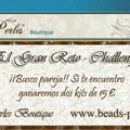 "El Gran Reto-Challenge" Beads-Perles Boutique