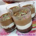 Verrines aux 3 chocolats