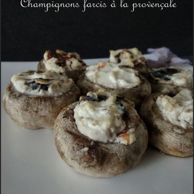 Champignons farcis à la Provençale