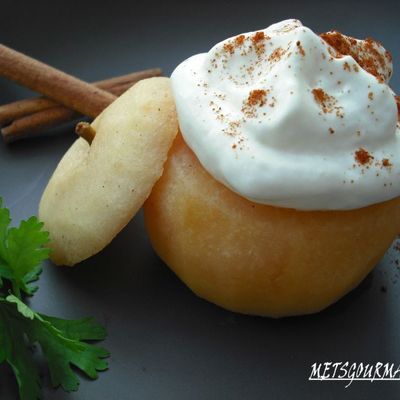 POMMES et MOUSSE AU CAMEMBERT