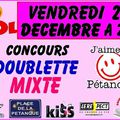 Doublette Mixte le 27 Décembre 21h