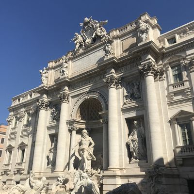 Les fontaines de Rome racontent (7/52). Trevi (II c) - La Fontaine de Trevi - Piazza di Trevi.