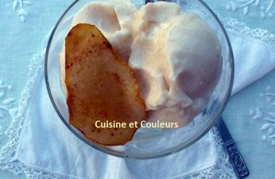 Sorbet minute à la poire 