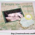 Page de scrapbooking : L'heure de la sieste