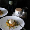 TARTARE DE COURGETTES ET CAROTTES (CUISSON VAPEUR) & MOZZARELLA 