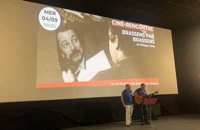 L'INAUGURATION DE LA BALLADE AVEC BRASSENS 2024
