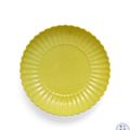 A Lemon Yellow-Glazed Chrysanthemum Dish, Mark And Period Of Qianlong (1736-1795)