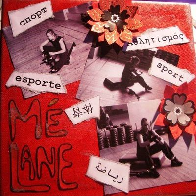 Une toile scrapée