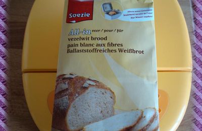 Pain blanc aux fibres Soezie