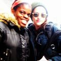 Kristen avec une fan