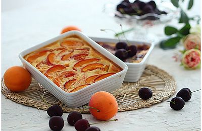 Clafoutis léger Weight Watchers abricots ou cerises.....Une tuerie!!!