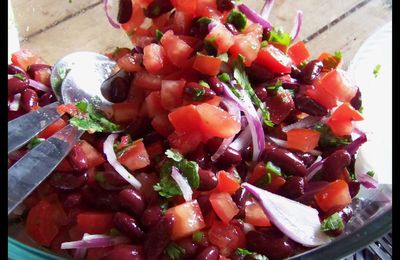  Monomanie saine - Salade mexicaine aux haricots rouges