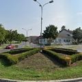Rond-point à Mönchhof (Autriche)