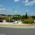 Rond-point à Trémery