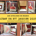 Scrap en Kit - Janvier 2025 - Jeu de Pochettes et Volets