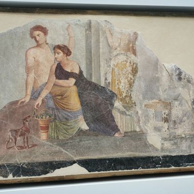 FRAGMENT DE PEINTURE MURALE