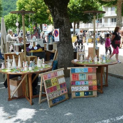 Marché de potiers de CAJARC dans le Lot