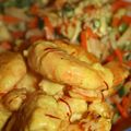 gambas à la sauce safran