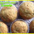 Minîs muffins citron-courgette (sucrés)